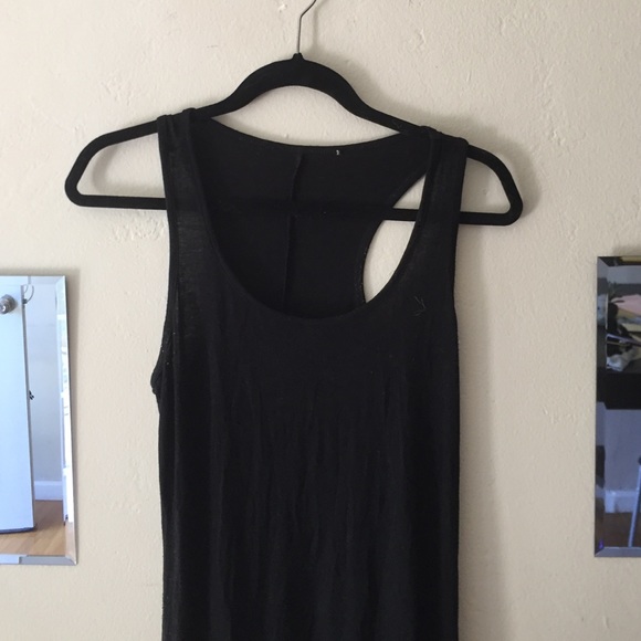 Racer back high to low dress