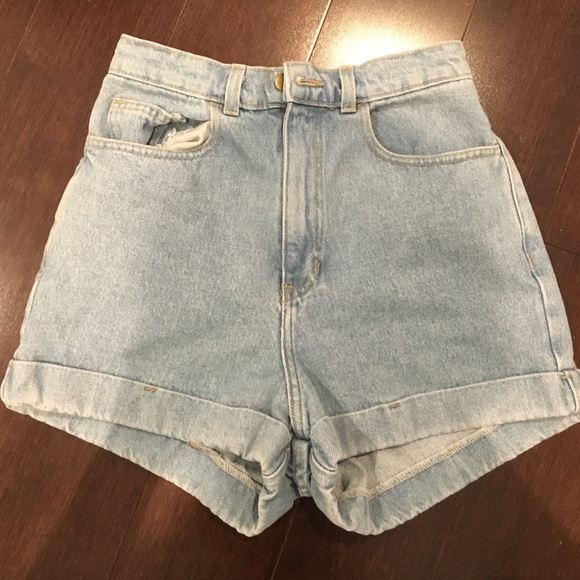 High-waisted American apparel shorts