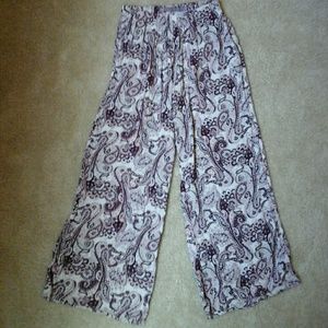 Angie Violet/purple pasely printed pants