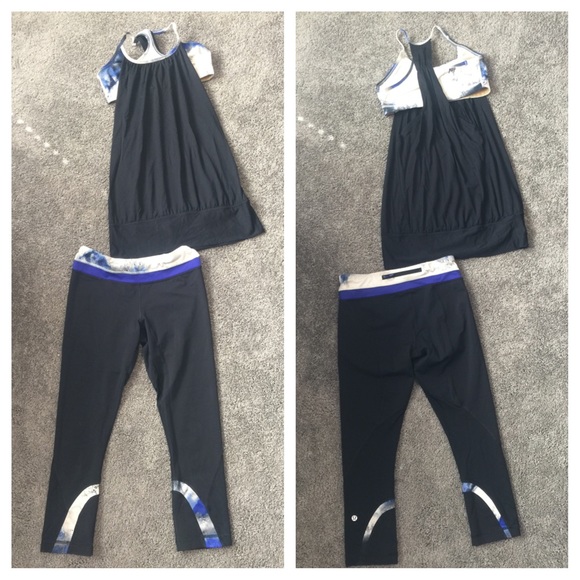 Lululemon Workout Top and Crop Bottoms