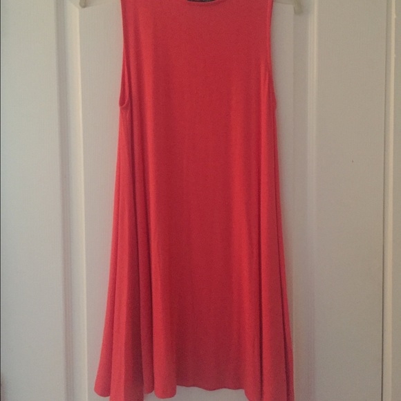 Coral Swing Dress