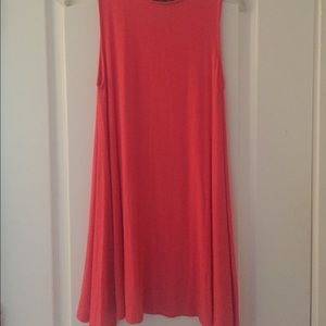 Coral Swing Dress