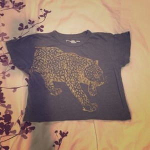 Short sleeved crop top