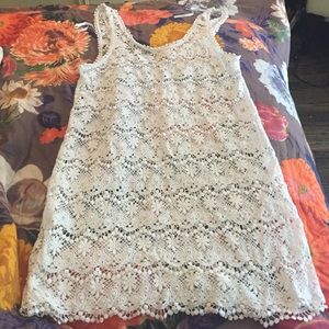 White lace VS coverup size size L