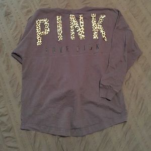 PINK Victoria's Secret | Love Pink Varsity Crew