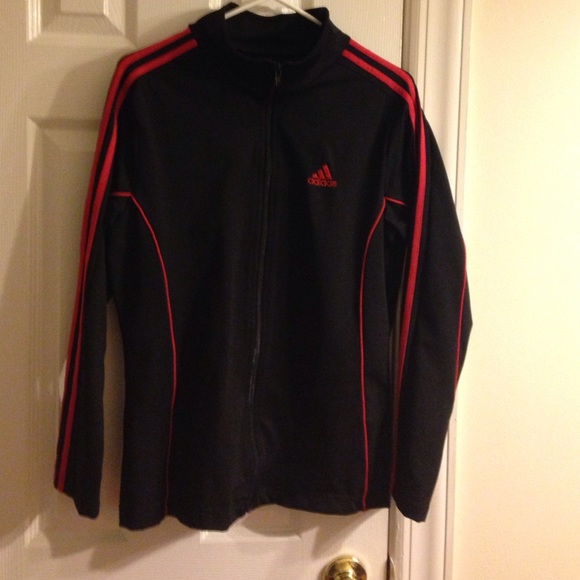 Red & Black Adidas Jacket