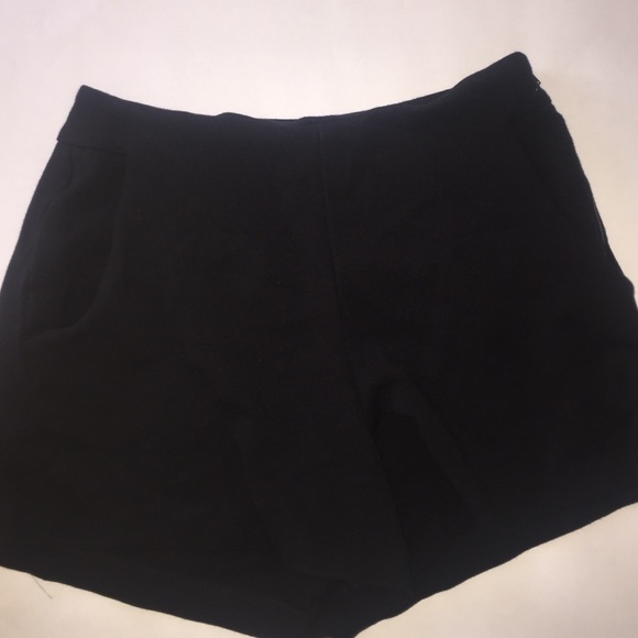 Soft High Waisted Black Shorts
