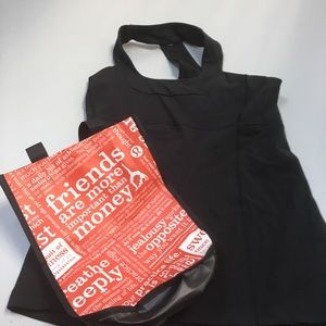 Lululemon black scoop neck tank