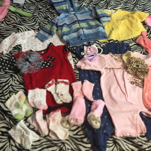 Newborn baby girl winter clothes