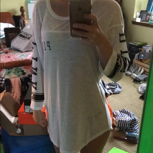 White Sleep Shirt from VS Pink