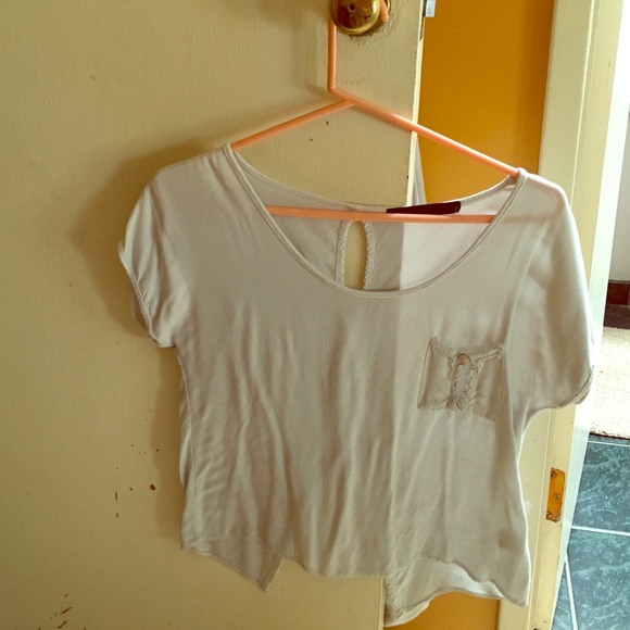 White flowy shirt