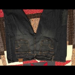 AE super stretch skinny kick junior jeans size 8