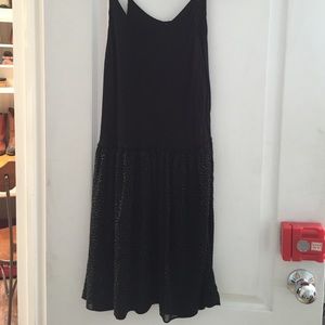 Joe's Jeans black dress with sequin-like bedazzles