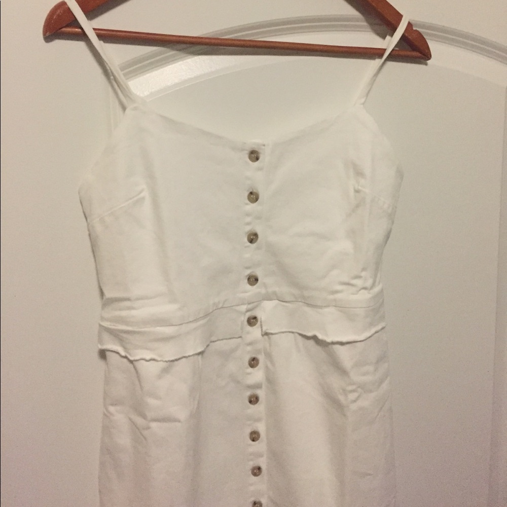 LAST ONE SALE💦Anthropologie White ruffle dress - Picture 6 of 7