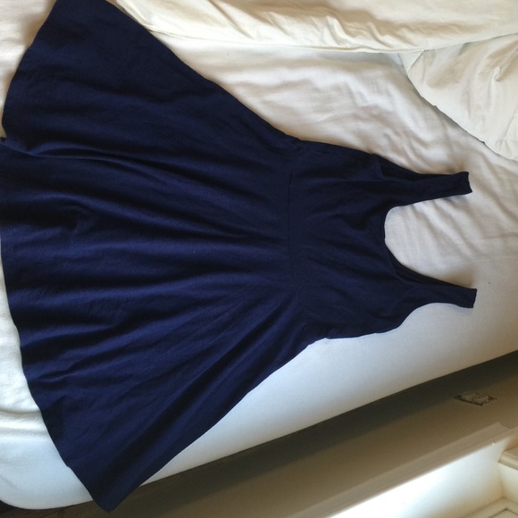 Navy Skater Dress