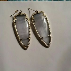 Kendra Scott Grey Skylar earrings