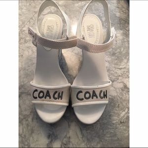 Coach wedges💕