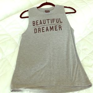 Beautiful dreamer Work out/Muscle tee, super soft!