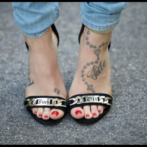 "Fuck Off" Heels by Jeffery Campbell