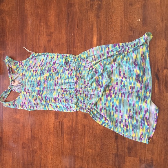 Very colorful beach dress