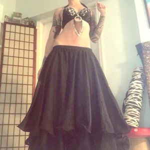 Belly Dance Costume w/Skirt and Top