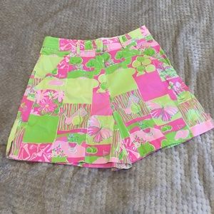 Lilly Pulitzer golf shorts, size 0