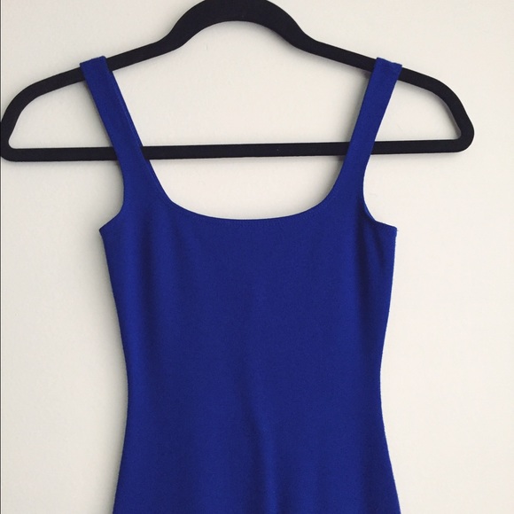 Royal Blue Jersey Knit body-con dress