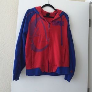 Adidas Los Angeles Clippers zip up hoodie