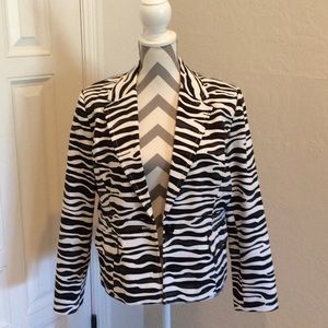 Ladies animal print jacket