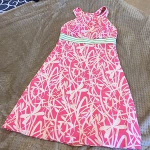 Pink and white Lilly Pulitzer dress