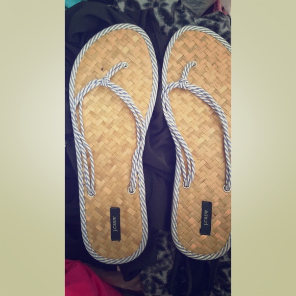 J. Crew Shoes - J Crew flip flops. New without tags 💙. FINAL SALE