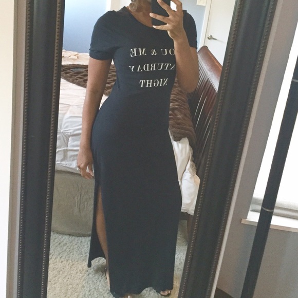 Kendall & Kylie Dresses & Skirts - ❗️FINAL REDUCTION❗️Graphic T-Shirt Maxi Dress!!