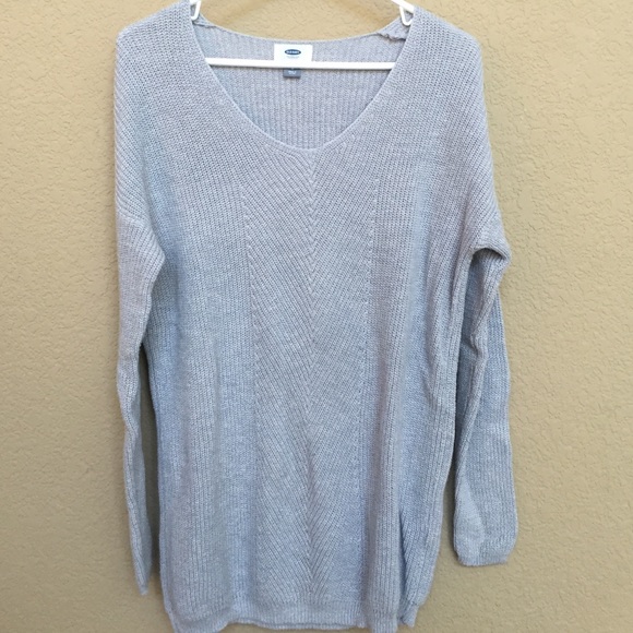 Grey sweater dress