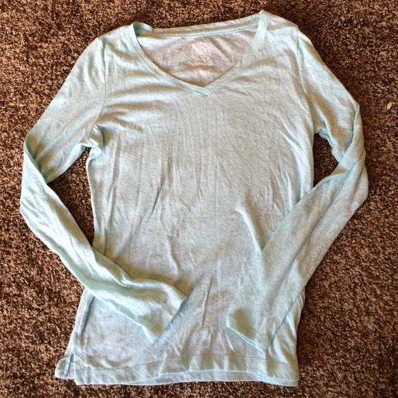 Blue long sleeve shirt