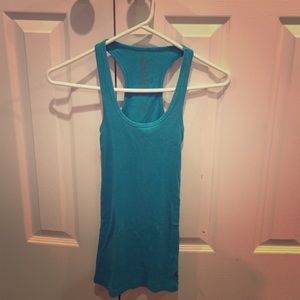 Plain blue/green tank top