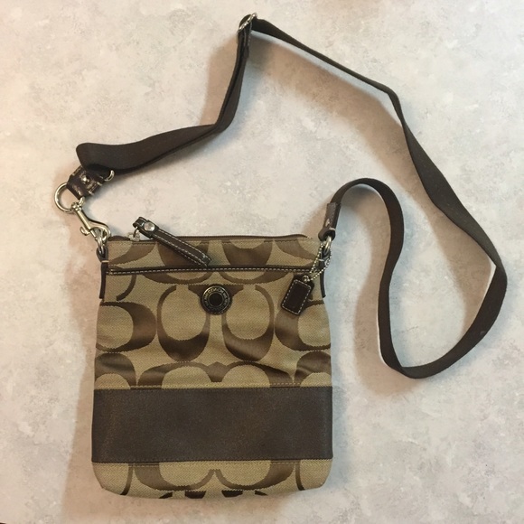 Coach cross-over body satchel