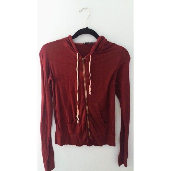 Brandy Melville zip up hoodie