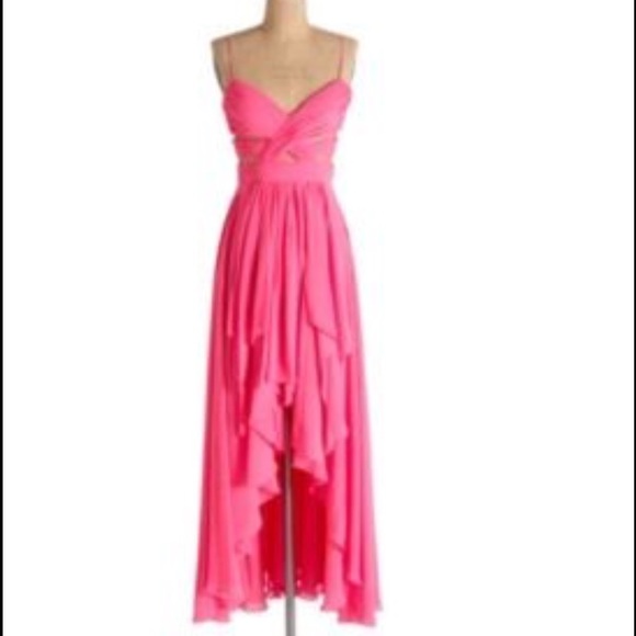 BEAUTIFUL pink flowy Prom dress