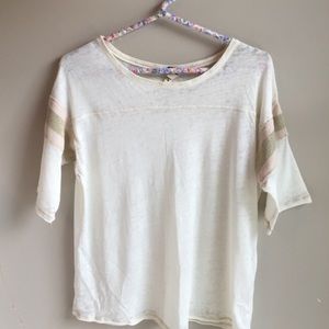 NWOT Free People Watch Me Shine Tee- We the Free