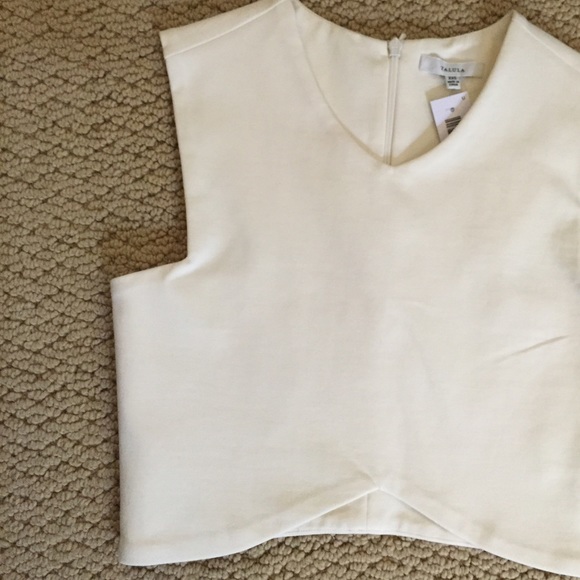 Talula Cream Crop Top - Picture 2 of 2