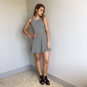 Forever 21 Striped Skater Dress