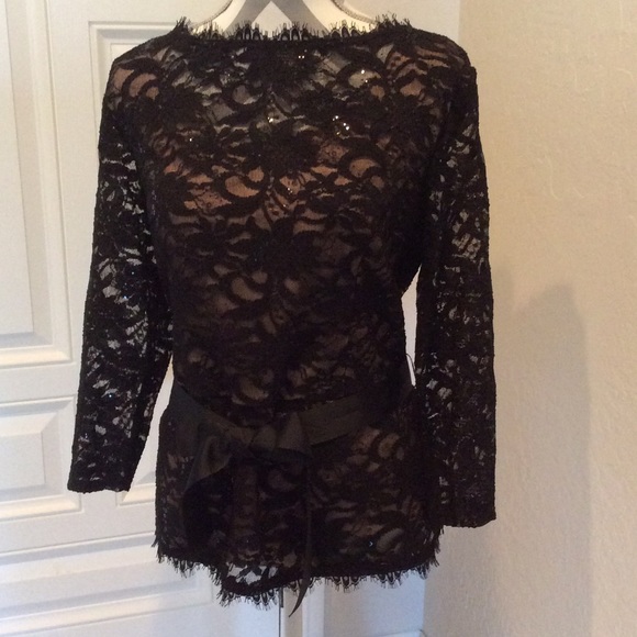 Lace  evening top