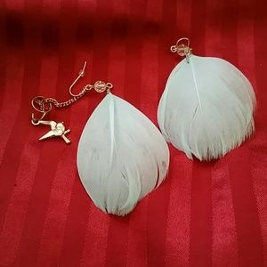 Gold Feather Sparrow Earring Cuff