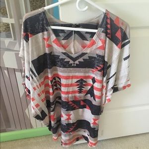 aztec print top