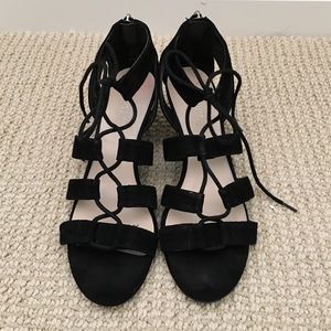 Lace Front Sandals