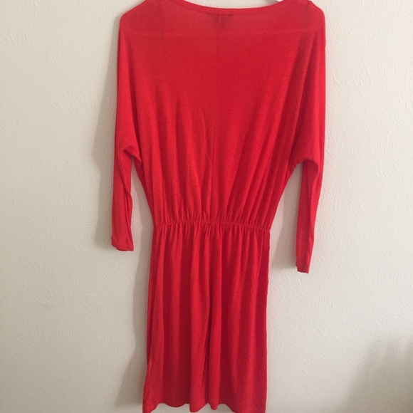 Red Midi Dress Size S - Picture 3 of 4