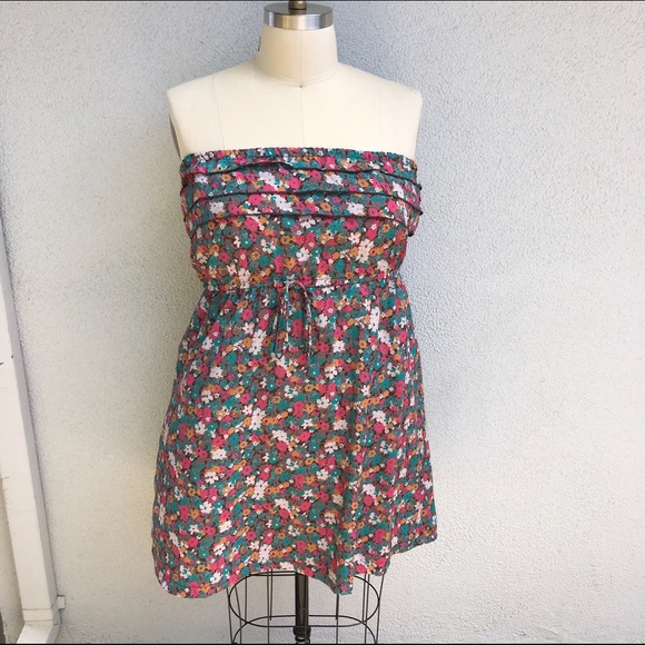 Plus Size Floral Tube Dress Size 1X