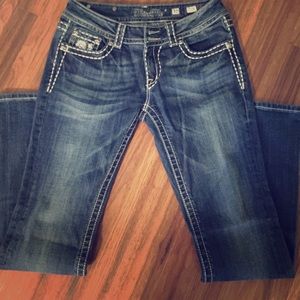 MissMe Size 30 Boot cut inseam 33