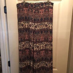 Charlotte Russe Print Palazzo Pant