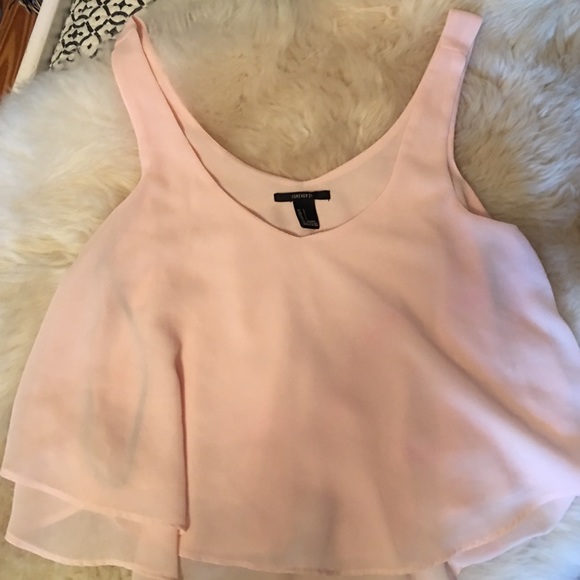 Pink crop top